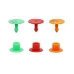 100 Pcs Pig Sheep Rabbit Cattle Ear Tag Signs Laser Typing Copper Head Earrings Livestock Label Farm Animal Identification Card