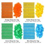 No. 1-500 Sheep Ear Tag Signs with The Word Ear Laser Typing Copper Head Earrings Farm Animal Identification Card 100Pcs - Image 6