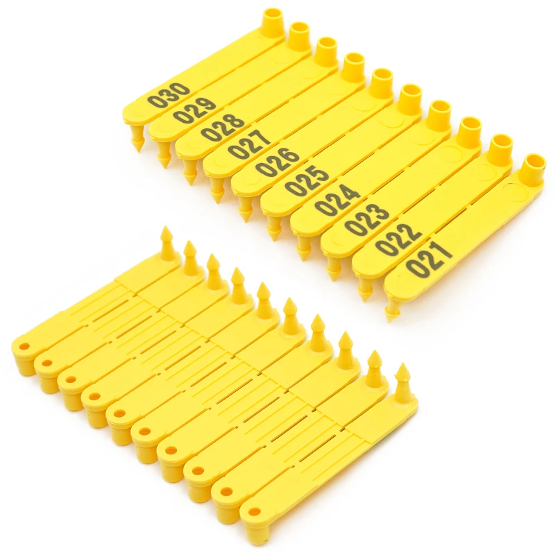 Livestock Animal Goat Ear Tag Pliers Dog Rabbits Sheep Ear Tags Nylon Material Sheep Laser Ear Tag No.001-100 Livestock Animal Goat Ear Tag Pliers Dog Rabbits Sheep Ear Tags Nylon Material Sheep Laser Ear Tag No.001-100