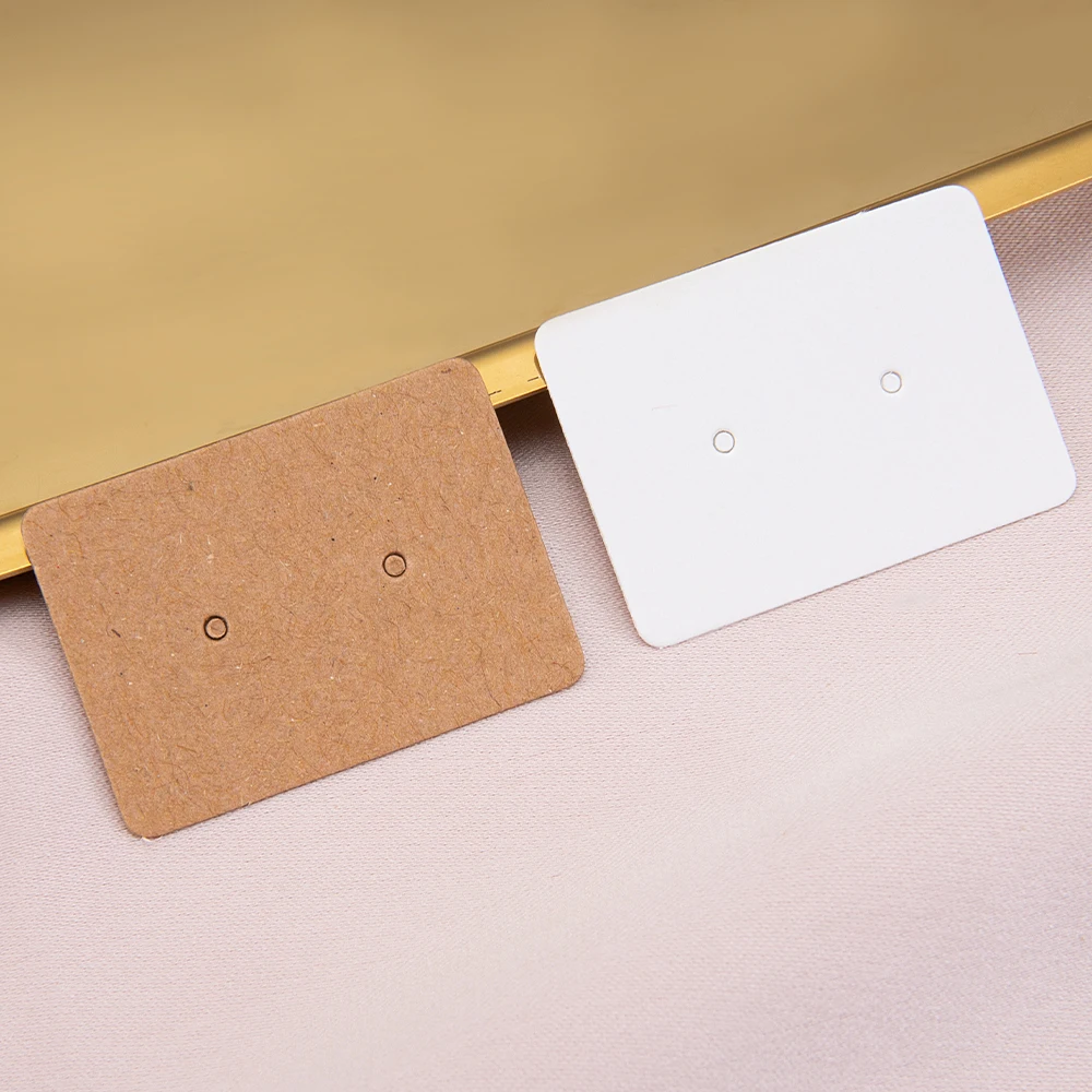 50/100pcs 3.5x2.5cm Earring Display Cards Kraft Paper Cards for Women Handmade Jewelry Earring Studs Packaging Retail Price Tags 50/100pcs 3.5x2.5cm Earring Display Cards Kraft Paper Cards for Women Handmade Jewelry Earring Studs Packaging Retail Price Tags