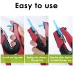 1 Pcs Ear Tag Pliers And 5Pcs Pins Animal Control Device Green Metal Ear Thorn Tongs Swine Cow Sheep Rabbit Identification Tool - Image 3