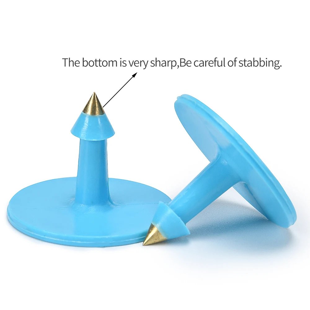 100 PCS Plastic TPU Cattle Ear Tags: Ideal Identification Labels for Cows, Pigs, and Sheep on Livestock Farms