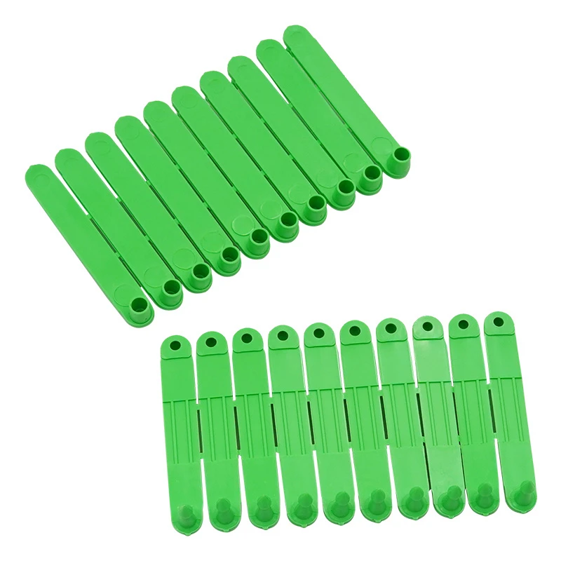 100Pcs Ear Tags Livestock Animal Goat Tags and Plier Farm Animals Idetification Card Sheep Ear Tag Without Words Easy To Install