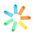 100 Pcs Sheep Goat Ear Tags No Words 5 Colors Plastic Farm Livestock Marking Earrings Pig Cattle Animal Identification Equipment - Image 5