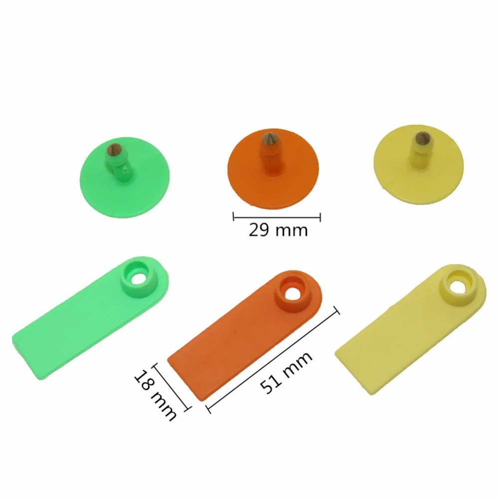 100 Pcs Sheep Goat Ear Tags No Words 5 Colors Plastic Farm Livestock Marking Earrings Pig Cattle Animal Identification Equipment 100 Pcs Sheep Goat Ear Tags No Words 5 Colors Plastic Farm Livestock Marking Earrings Pig Cattle Animal Identification Equipment
