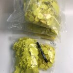 BQLZR 500pcs Garden Ear Tags, 6x7.3cm, Yellow, Suitable For Pig Farms