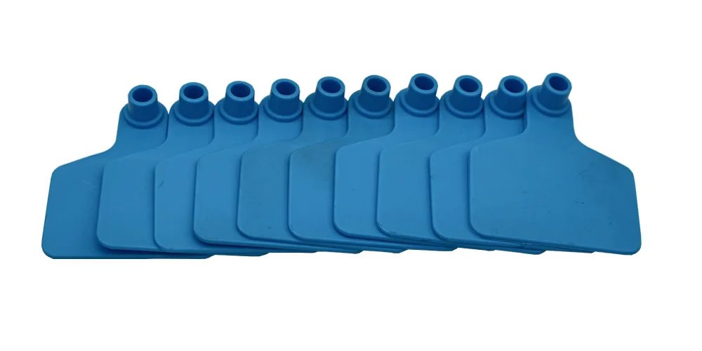 100 Pcs Animal identification,Blank ear tag Apply to pig Cattle sheep donkey horse Farm animal feeding tools