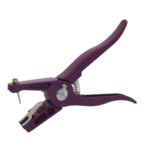 Sheep Cattle Aluminum Alloy Ear Tag Pliers Automatic Locking Buckle Ear Label Pliers 2 Needles Livestock Equipment Green/Purple - Image 6