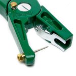 Sheep Cattle Aluminum Alloy Ear Tag Pliers Automatic Locking Buckle Ear Label Pliers 2 Needles Livestock Equipment Green/Purple - Image 5