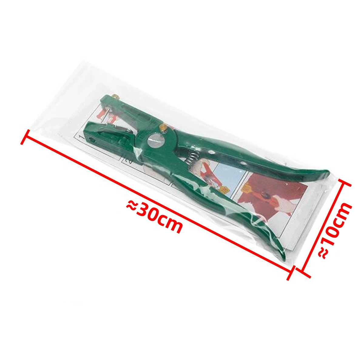 Sheep Cattle Aluminum Alloy Ear Tag Pliers Automatic Locking Buckle Ear Label Pliers 2 Needles Livestock Equipment Green/Purple Sheep Cattle Aluminum Alloy Ear Tag Pliers Automatic Locking Buckle Ear Label Pliers 2 Needles Livestock Equipment Green/Purple