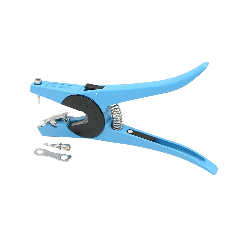 Livestock Ear Tag Plier, Animal Ear Tag Install Tool Applicator Puncher Tagger for Livestock Pigs Sheep Goats Cattles Cows