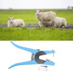 Livestock Ear Tag Plier, Animal Ear Tag Install Tool Applicator Puncher Tagger for Livestock Pigs Sheep Goats Cattles Cows - Image 2