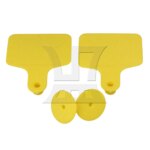 BQLZR 200 Pcs Large Plastic Livestock Ear Tags for Sheep Cattle 2.4x2.9inch - Image 4