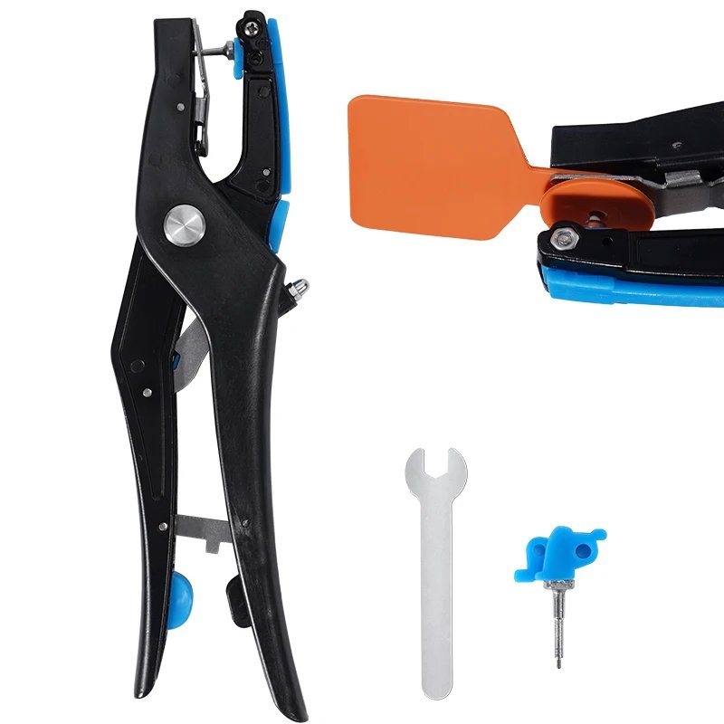 Automatic Rebound Ear Tag Pliers Livestock Animal Identify Marker Clamp Punch Pigs Sheep Cattles Cows Farming Tool Automatic Rebound Ear Tag Pliers Livestock Animal Identify Marker Clamp Punch Pigs Sheep Cattles Cows Farming Tool