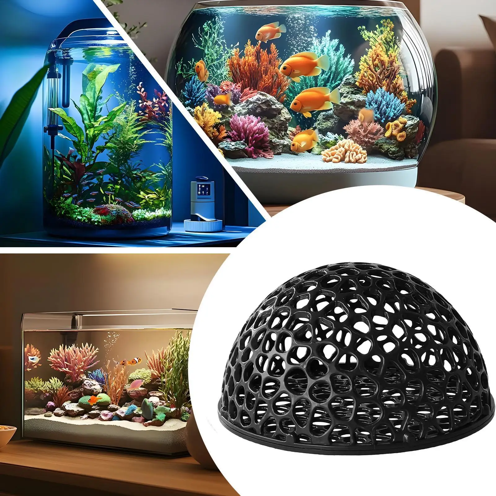 Aquarium shrimp house Cave Mini Porous Betta House Fish Hiding Spots Shrimp Shelter Shrimp breeding nest for Aquatic Decor Aquarium shrimp house Cave Mini Porous Betta House Fish Hiding Spots Shrimp Shelter Shrimp breeding nest for Aquatic Decor