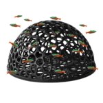 Aquarium shrimp house Cave Mini Porous Betta House Fish Hiding Spots Shrimp Shelter Shrimp breeding nest for Aquatic Decor - Image 2