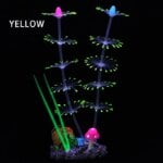 Simulation Aquatic Plants Fluorescent Silicone Water Grass Fish Tank Landscape Aquarium Decoration Coral Landscaping Home Decor - Image 3
