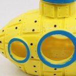 1PC Aquarium Decoration Resin Submarine Ornament Fish Tank Scenic Decoration Shrimp Hideout Submarine Theme Aquarium Decorations - Image 4