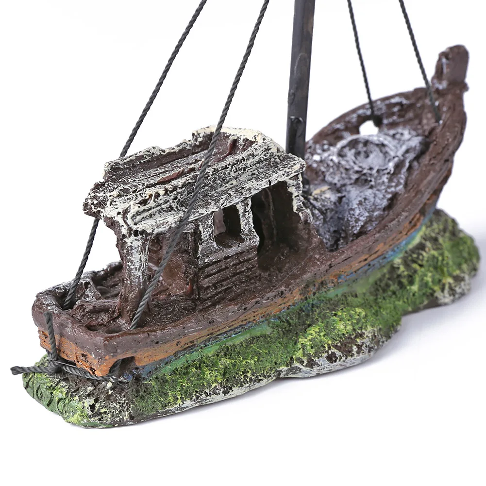 Aquarium Hollow Log Decor Multifunction Resin Fish Hiding Cave Non-toxic Aquarium Dead Wood Decoration for Fish Tank Aquarium