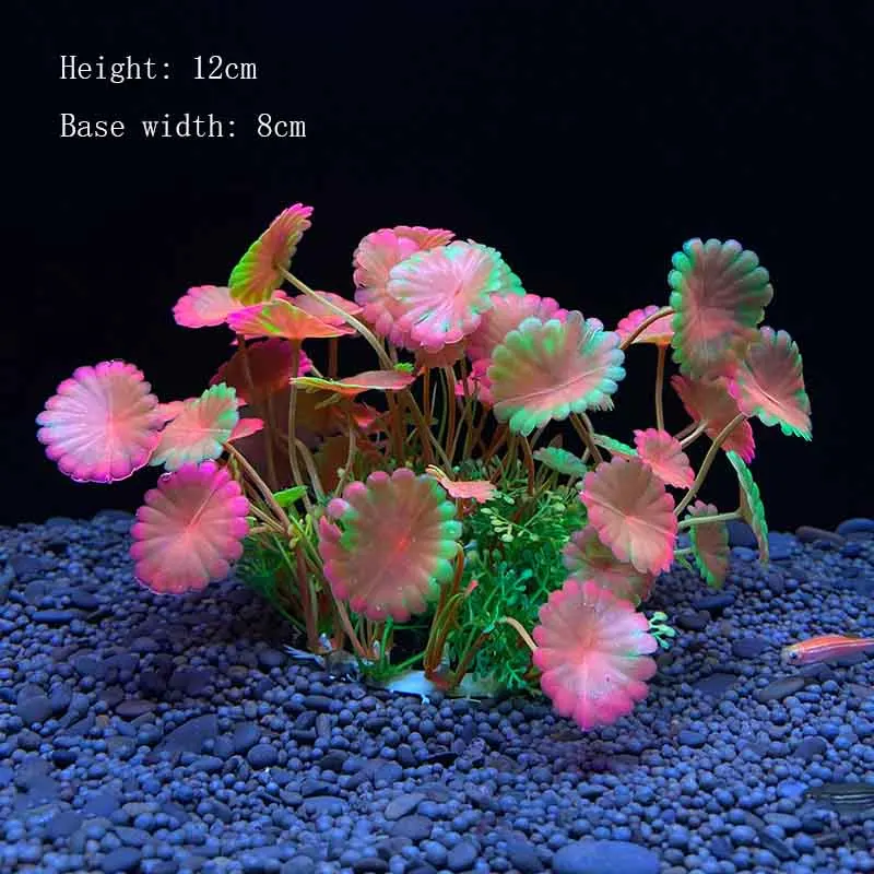 Artificial Underwater Plastic Plants Aquarium Fish Tank Aquatic Fake Shrub Green Water Grass Viewing Simulation Decoration