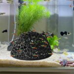 Aquarium Shrimp Hide Aquarium Decoration Small Fish Hide Hollow Betta Habitat Ornamental Fish Resting Place for Freshwater Tank - Image 2