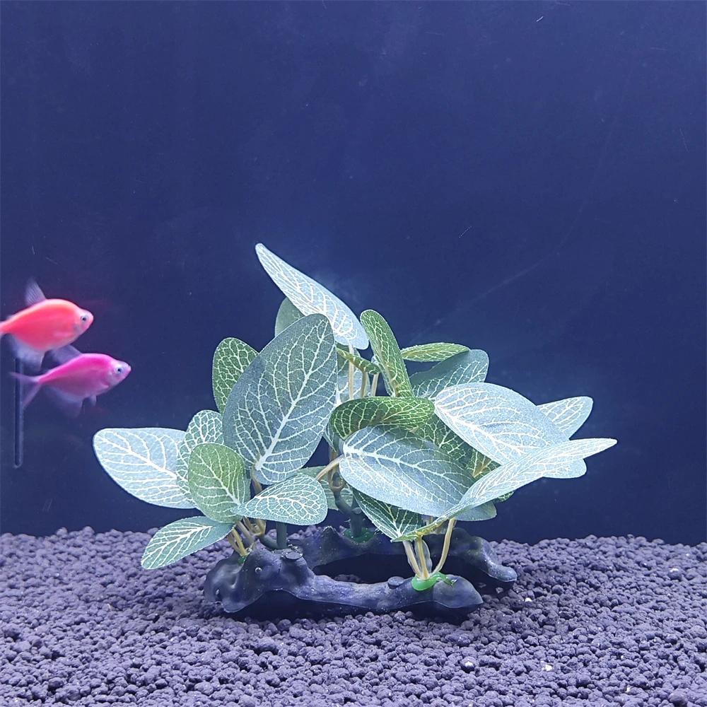 Aquarium simulation plant Plastic Artificial Turtle Tree Trunk plant Plant Fish Tank Grass Wood Decoration Underwater Plants