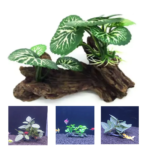 Aquarium simulation plant Plastic Artificial Turtle Tree Trunk plant  Plant Fish Tank Grass Wood Decoration Underwater Plants