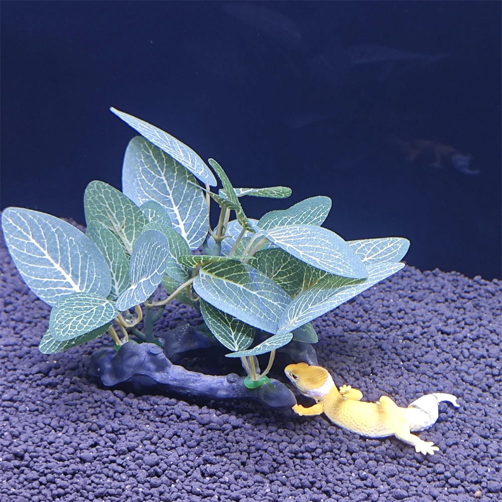 Aquarium simulation plant Plastic Artificial Turtle Tree Trunk plant Plant Fish Tank Grass Wood Decoration Underwater Plants