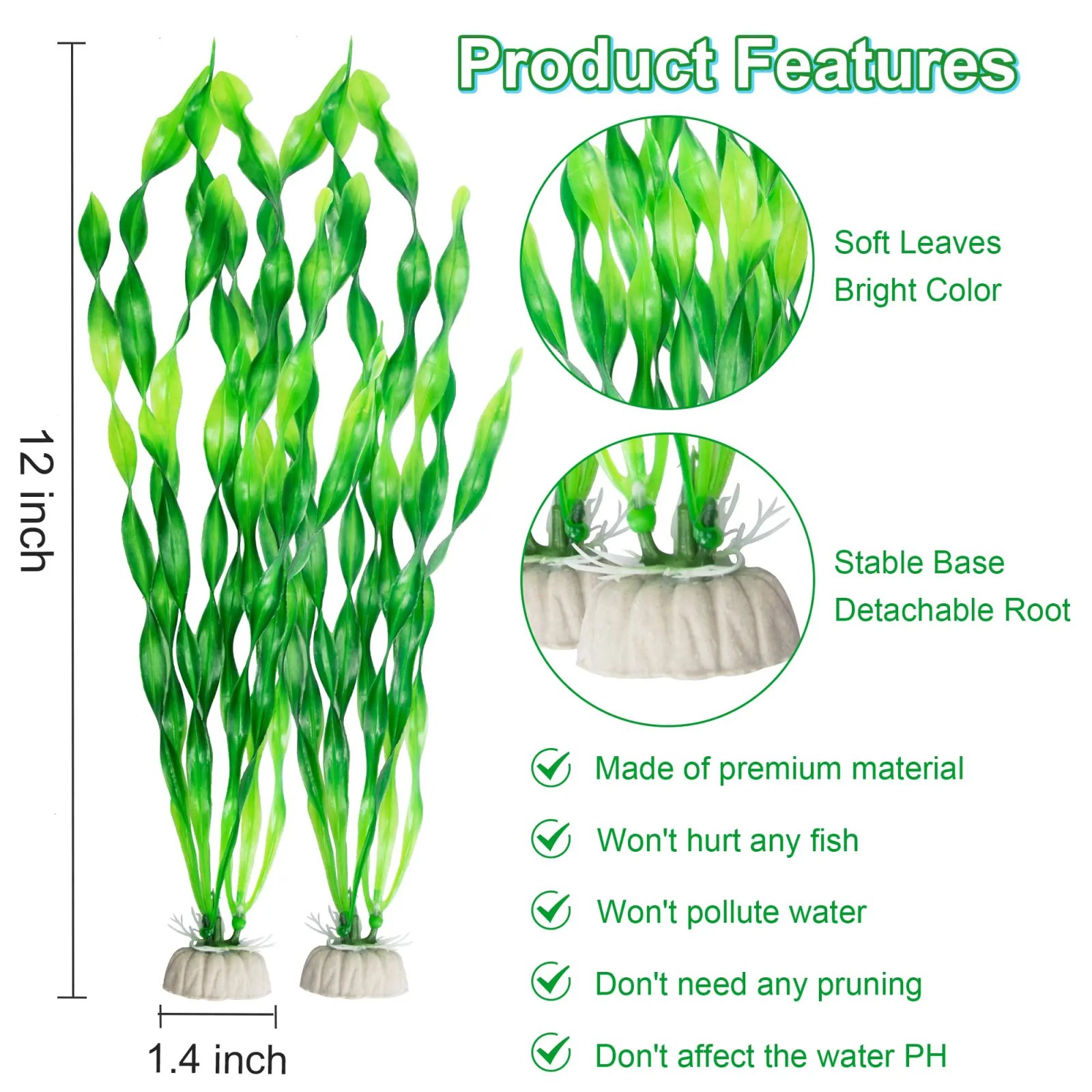 5/10pcs Plastic Aquarium Plants Fish Tank Decorations Artificial Seaweed Water grass Underwater Plants For Aquarium accessories