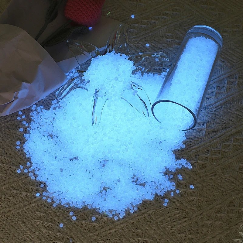 1000pcs 3-5mm Luminous Sand Glow In Dark Pebbles Stone Home Garden Yard Outdoor Path Lawn Decorations Fish Tank Aquarium Decor