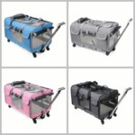 Extra Large Portable Pet Trolley Case, Detachable Dog Trolley Case, Large Foldable Pet Bag Cat Travel Carrier Bag - Image 6