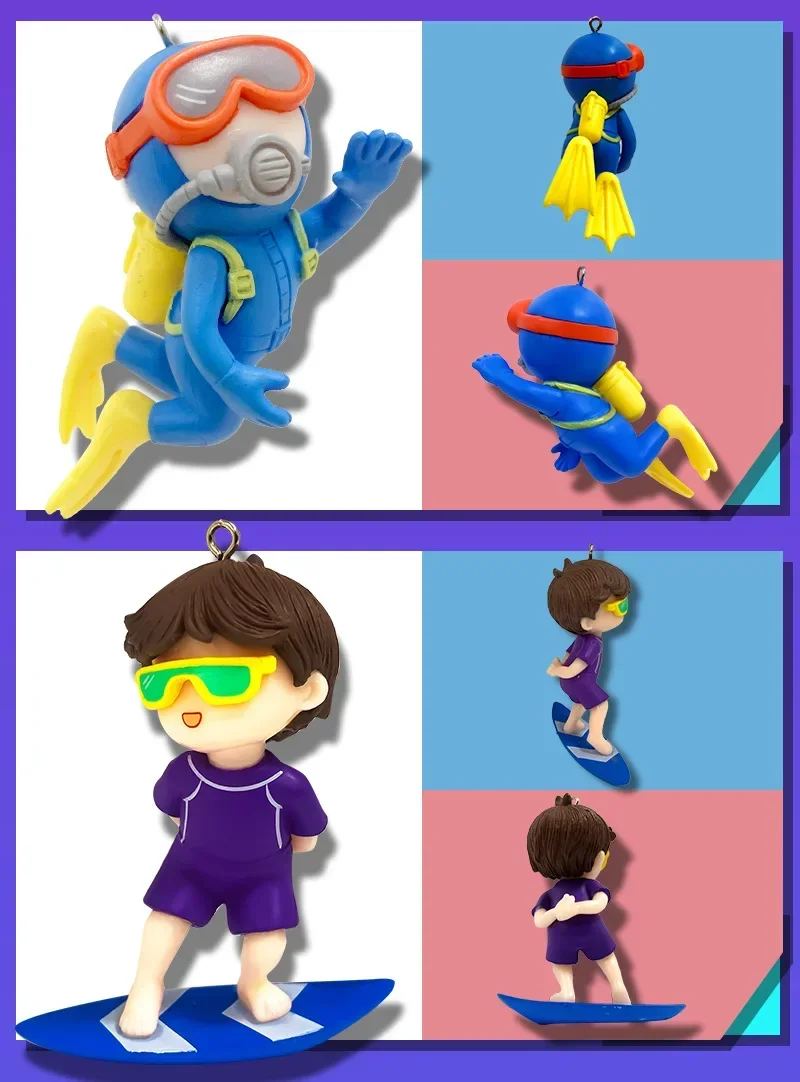 Fish Tank Cartoon Magic Jewelry Suspended Aquarium Decoration Cake Decoration Fish Tank Accessories Fish Farming Supplies