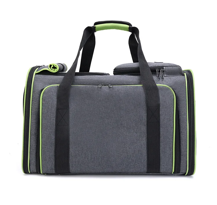 Cat Bag Foldable Large Capacity Cat Outdoor Car Expansion Portable Pet Handbag Breathable Diagonal Cross Bag for Cats and Dogs