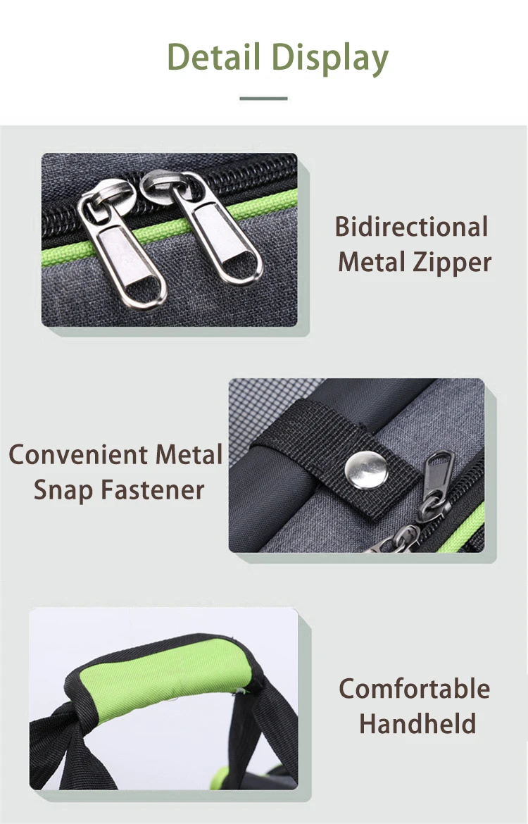 Cat Bag Foldable Large Capacity Cat Outdoor Car Expansion Portable Pet Handbag Breathable Diagonal Cross Bag for Cats and Dogs