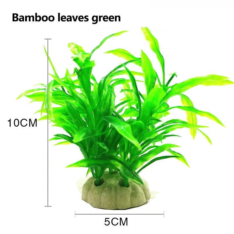 1PC Plastic Manmade Water Plant Grass Decor akvaryum dekor Green 15cm Height for Aquarium Simulation Artificial plants