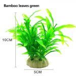 1PC Plastic Manmade Water Plant Grass Decor akvaryum dekor Green 15cm Height for Aquarium Simulation Artificial plants - Image 4