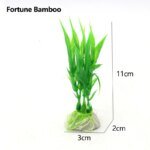 1PC Plastic Manmade Water Plant Grass Decor akvaryum dekor Green 15cm Height for Aquarium Simulation Artificial plants - Image 6