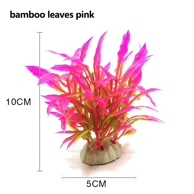 1PC Plastic Manmade Water Plant Grass Decor akvaryum dekor Green 15cm Height for Aquarium Simulation Artificial plants