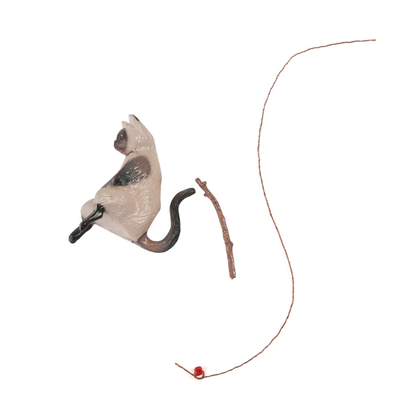 Fishing Cat Ornaments Aquarium Decoration Fish Landscaping Cartoon Cat Statue Mini Resin Figurine Home Decorations Fishing Cat Ornaments Aquarium Decoration Fish Landscaping Cartoon Cat Statue Mini Resin Figurine Home Decorations