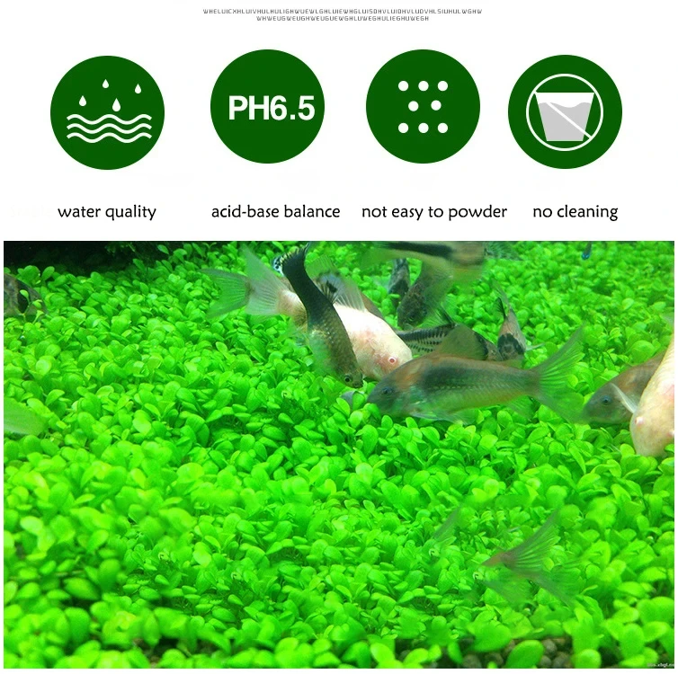 Fish Tank Water Grass Mud Plant Seed Soil Aquarium Bottom Sand Nutrient Soil Black Mud Water Grass Tank Bottom Soil Fertilizer