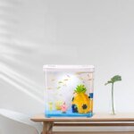 1PC Household fish tank, living room, small mini betta fish tank, desktop ecological tank - Image 5
