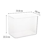 PET+ABS Fish Tank New Transparent with Lid Aquarium Drop Resistant Hydroponic Tank Turtle Tank Home - Image 4