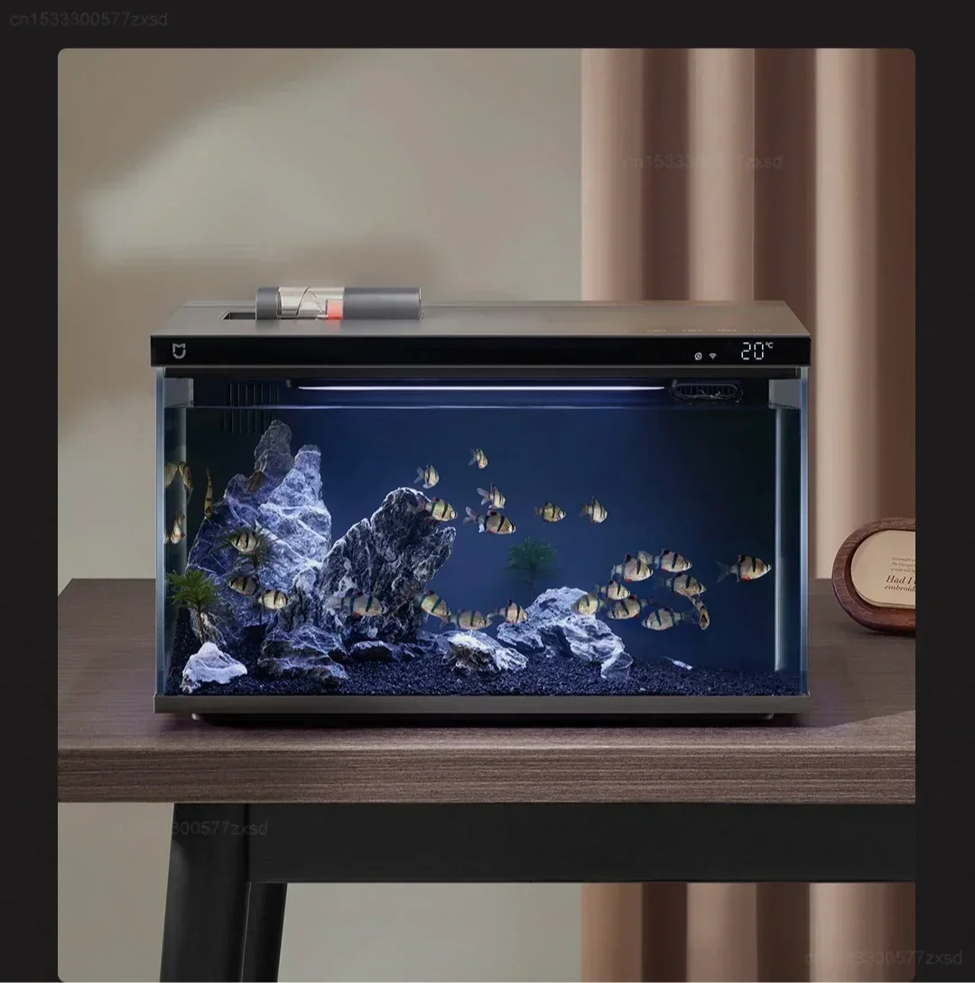 Xiaomi Mijia Smart Fish Tank MYG100 Work with Mijia APP Mobile Controlled Remote Feeding Smart Lighting System Light Aquarium