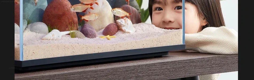 Xiaomi Mijia Smart Fish Tank MYG100 Work with Mijia APP Mobile Controlled Remote Feeding Smart Lighting System Light Aquarium