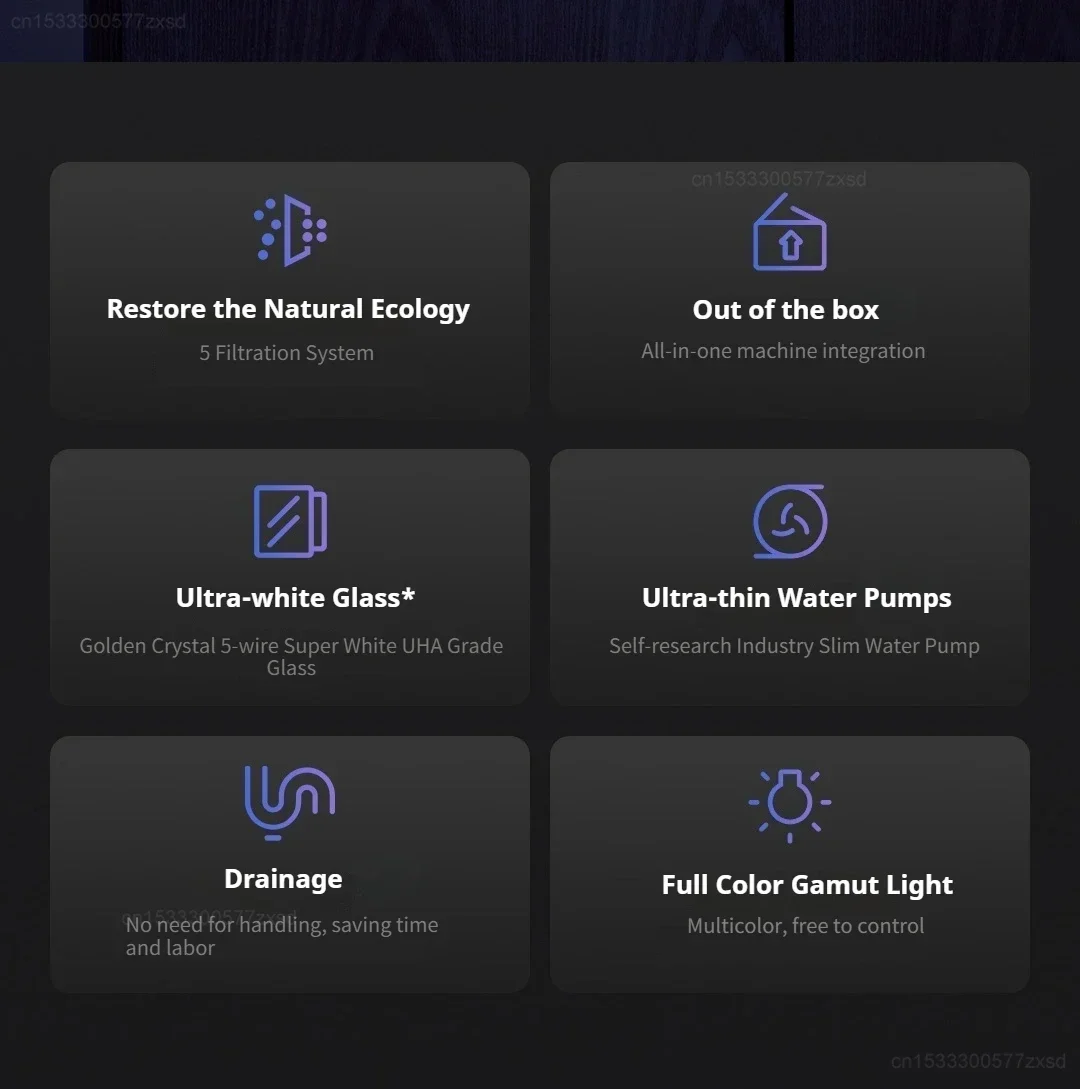 Xiaomi Mijia Smart Fish Tank MYG100 Work with Mijia APP Mobile Controlled Remote Feeding Smart Lighting System Light Aquarium