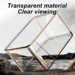 1 PC Transparent Aquarium Creative Desktop Fish Tank for Office Home Decor Rectangular(Bare Tank, No Scenery or Stones Included) - Image 5