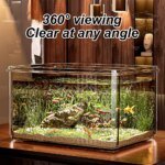 1 PC Transparent Aquarium Creative Desktop Fish Tank for Office Home Decor Rectangular(Bare Tank, No Scenery or Stones Included) - Image 3