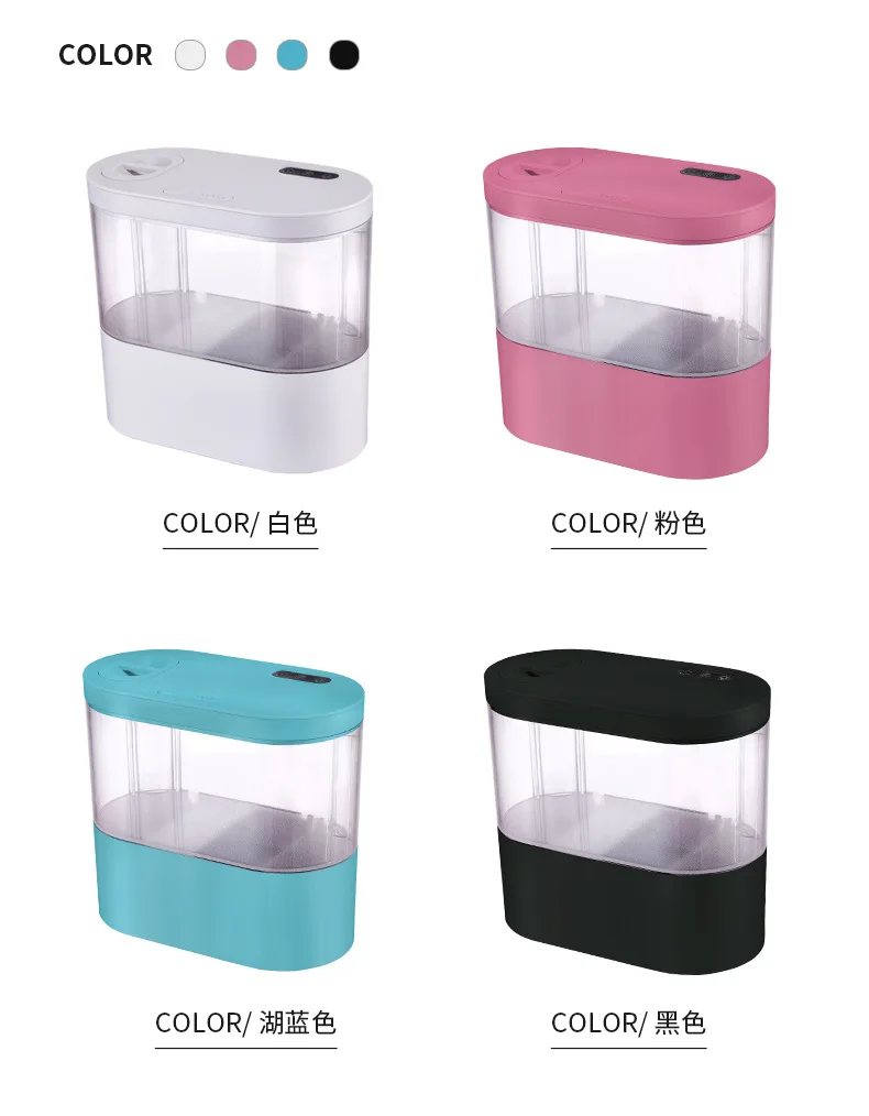 USB Mini Desktop Aquarium Built-in Water Pump / LED light / Filter Self circulation and self circulation goldfish tank