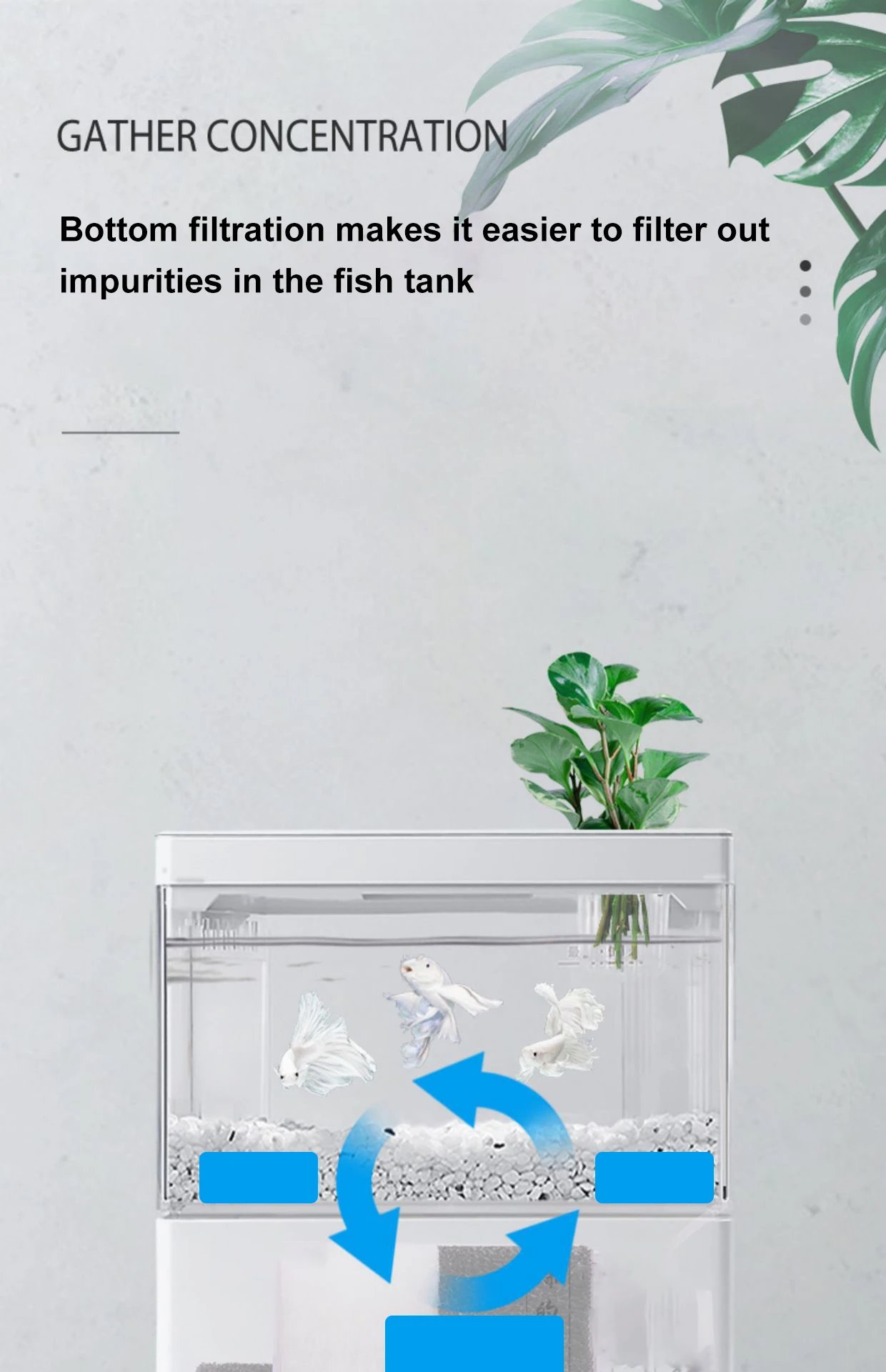 Fish tank living room small landscape ecological tank household USB powered mini tank fish tank Fish tank living room small landscape ecological tank household USB powered mini tank fish tank
