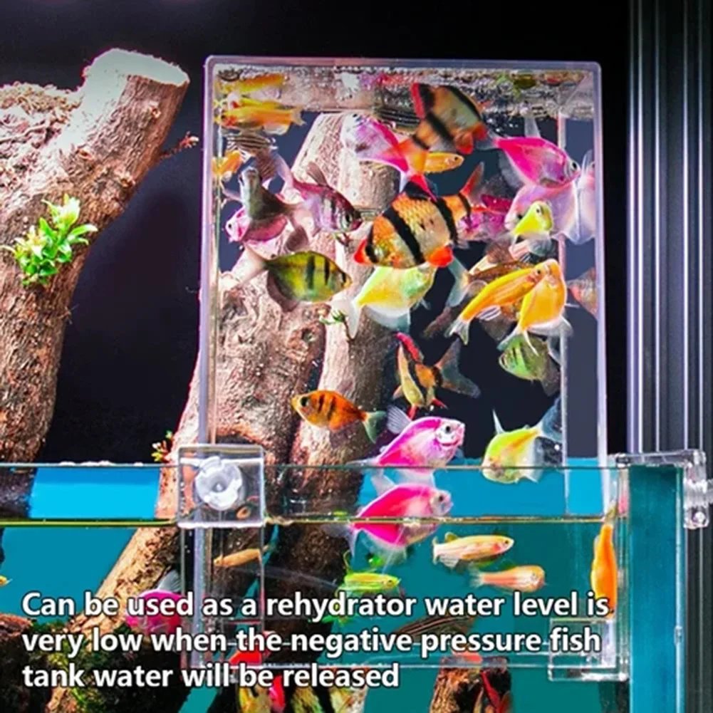 Aquariums Negative Pressure Fish Tank Clear Aerial Aquarium Extender Ecological Landscaping Decoration Fish Tank Bowl Isolation